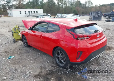2020 Hyundai Veloster 2.0 z USA, uszkodzony, nr VIN KMHTG6AF3LU022002